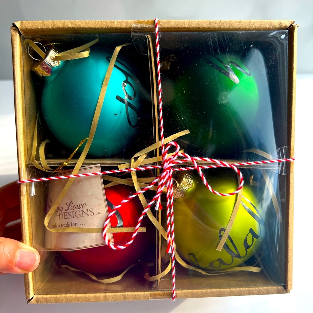 Brand new box for 4 Bethany Lowe designs ornaments